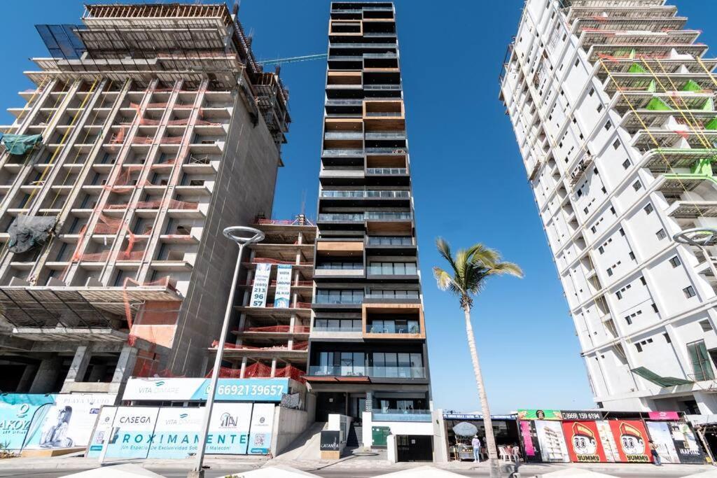 Piso 18 En Malecon Con Vista Al Mar Apartman Mazatlán Kültér fotó